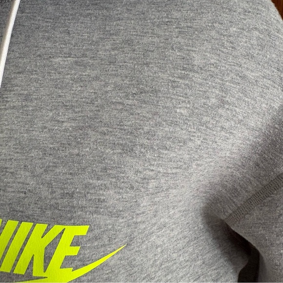 NIKE x SACAI sz M Tech Fleece Jacket Gray White Ruffle Full Zip 716911 - Picture 10 of 15